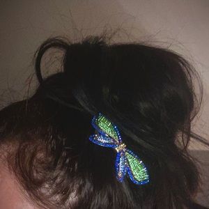 Kirks Folly Collectable Crystal Butterfly Clip